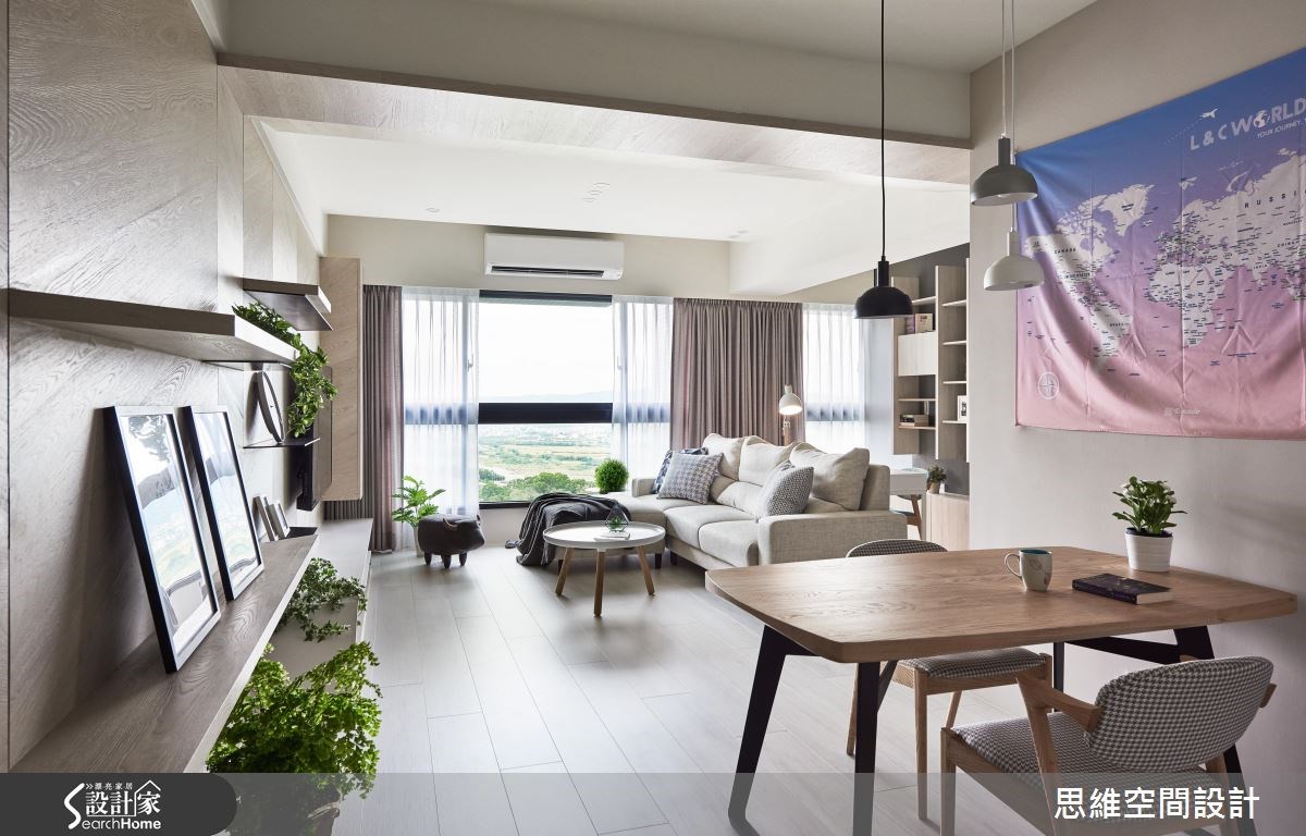 30坪新成屋(5年以下)＿現代風客廳餐廳案例圖片＿思維空間設計有限公司＿思維_34之2