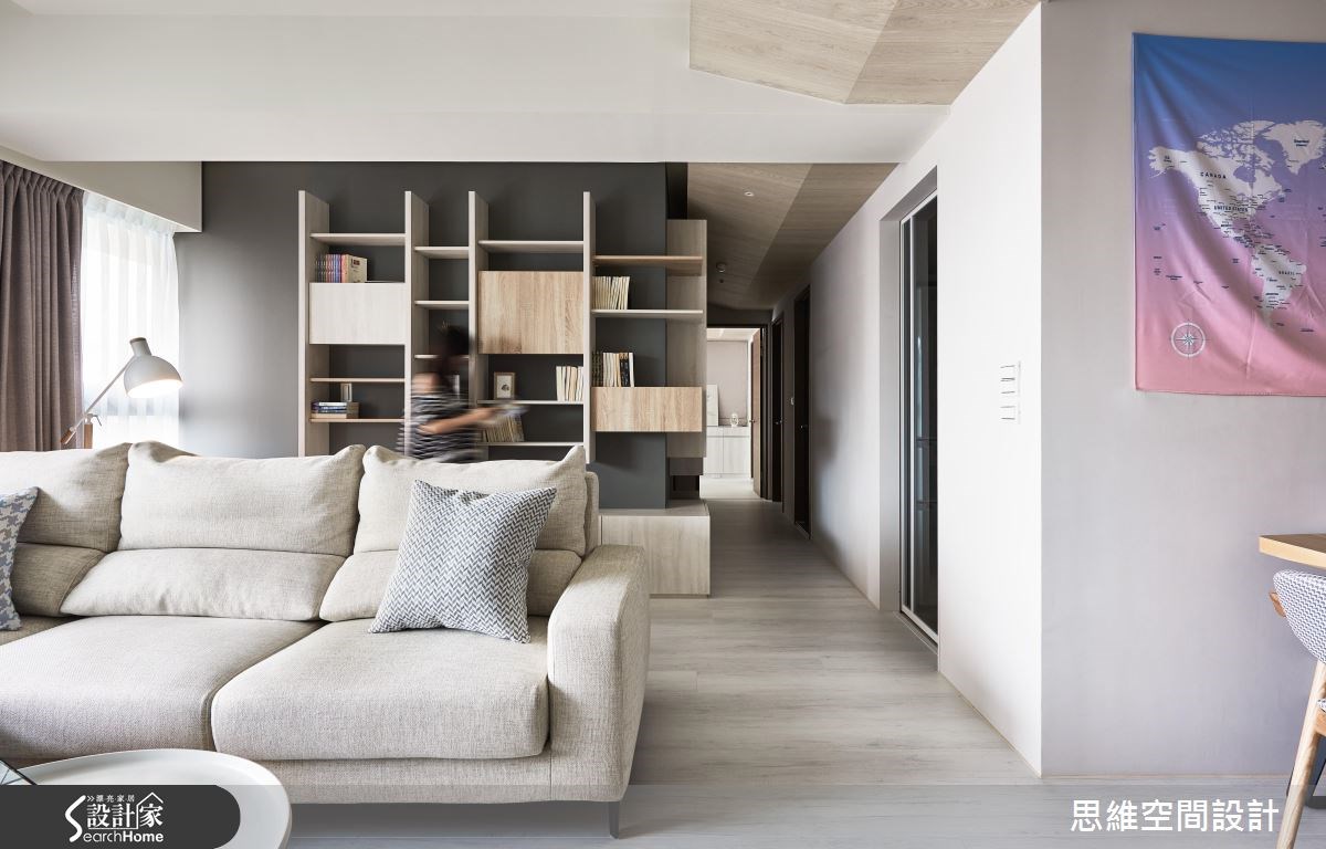30坪新成屋(5年以下)＿現代風客廳書房案例圖片＿思維空間設計有限公司＿思維_34之13