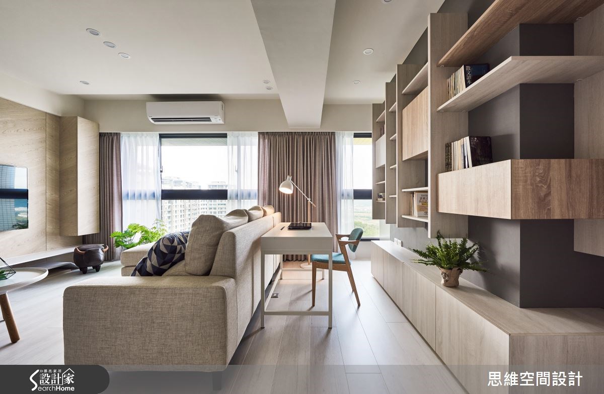 30坪新成屋(5年以下)＿現代風客廳書房案例圖片＿思維空間設計有限公司＿思維_34之16