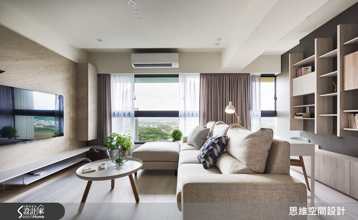 30坪新成屋(5年以下)＿現代風客廳書房案例圖片＿思維空間設計有限公司＿思維_34之17