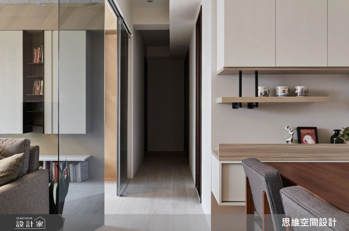 28坪新成屋(5年以下)＿現代風走廊案例圖片＿思維空間設計有限公司＿思維_35之13