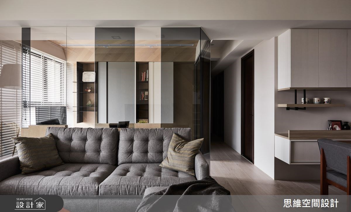 28坪新成屋(5年以下)＿現代風客廳案例圖片＿思維空間設計有限公司＿思維_35之14