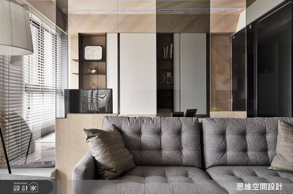 28坪新成屋(5年以下)＿現代風客廳書房案例圖片＿思維空間設計有限公司＿思維_35之15