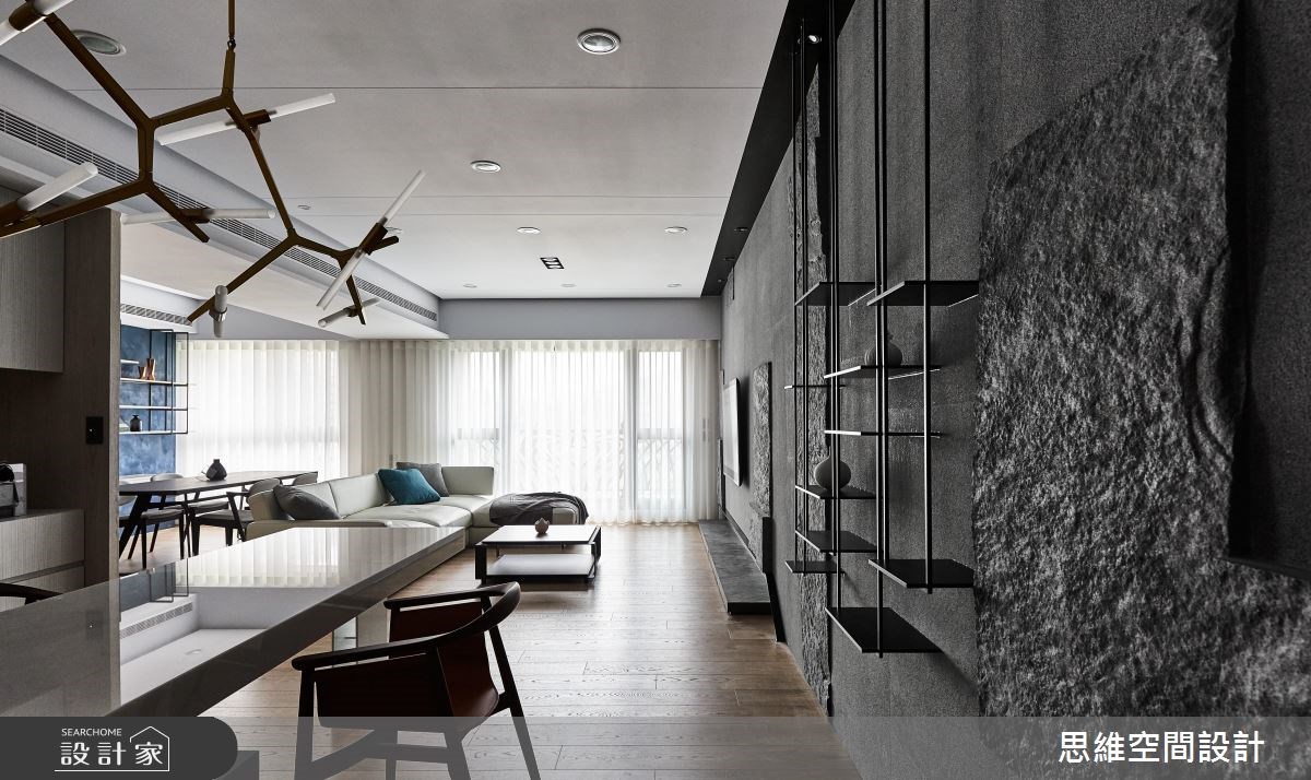36坪新成屋(5年以下)＿現代風客廳餐廳案例圖片＿思維空間設計有限公司＿思維_36之7