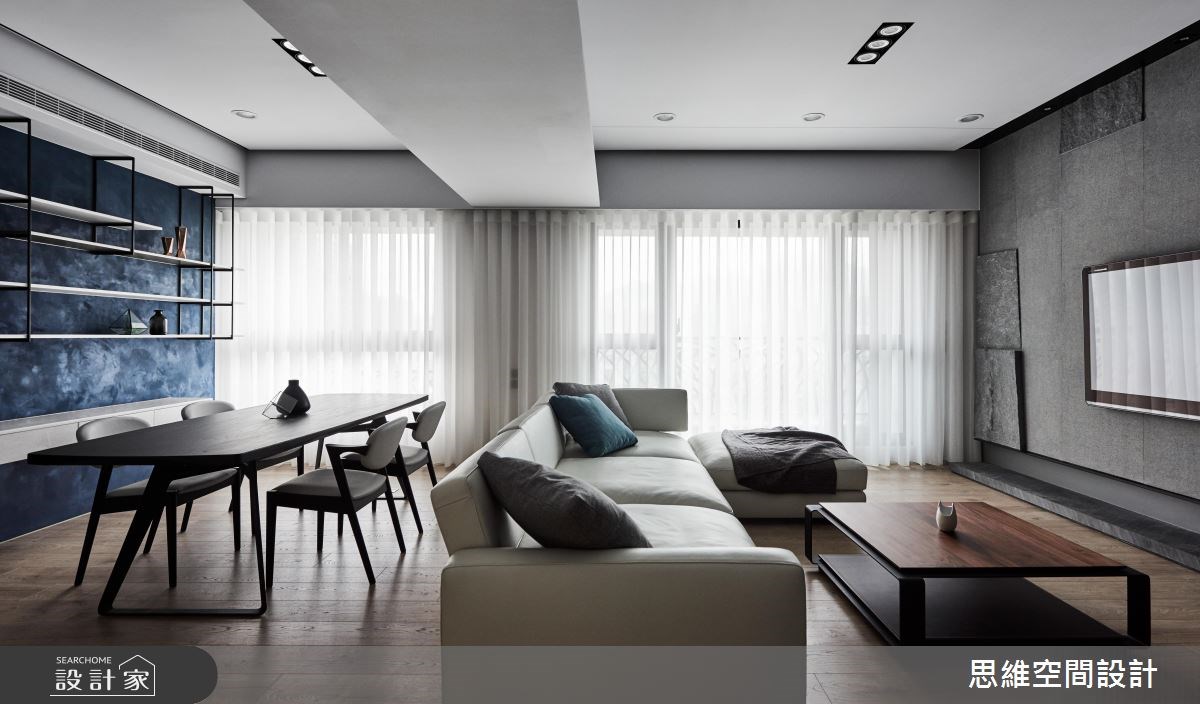 36坪新成屋(5年以下)＿現代風客廳餐廳案例圖片＿思維空間設計有限公司＿思維_36之8
