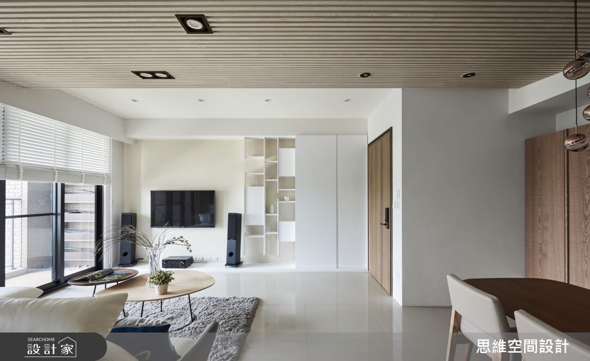 28坪新成屋(5年以下)＿現代風玄關客廳案例圖片＿思維空間設計有限公司＿思維_37之1