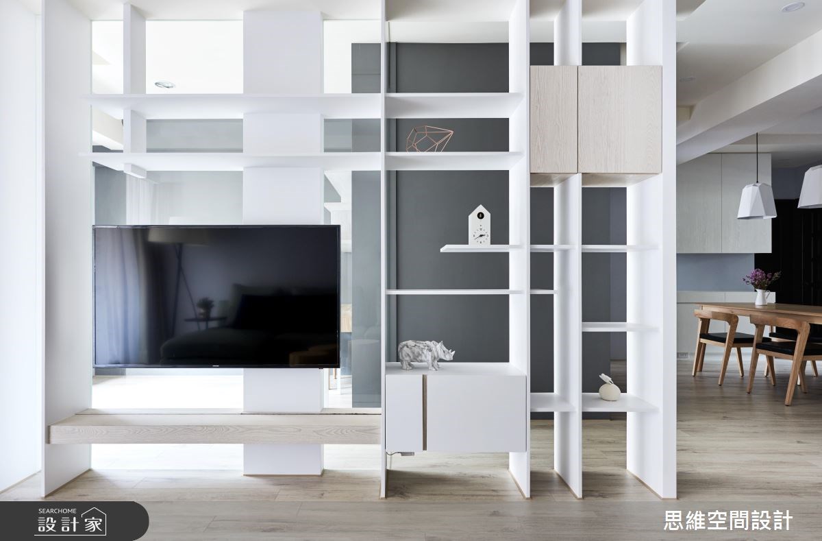 30坪新成屋(5年以下)＿現代風客廳餐廳書房案例圖片＿思維空間設計有限公司＿思維_38之6