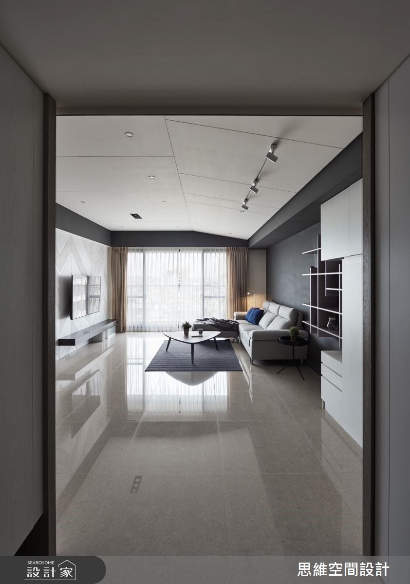 33坪新成屋(5年以下)＿現代風玄關客廳案例圖片＿思維空間設計有限公司＿思維_40之1