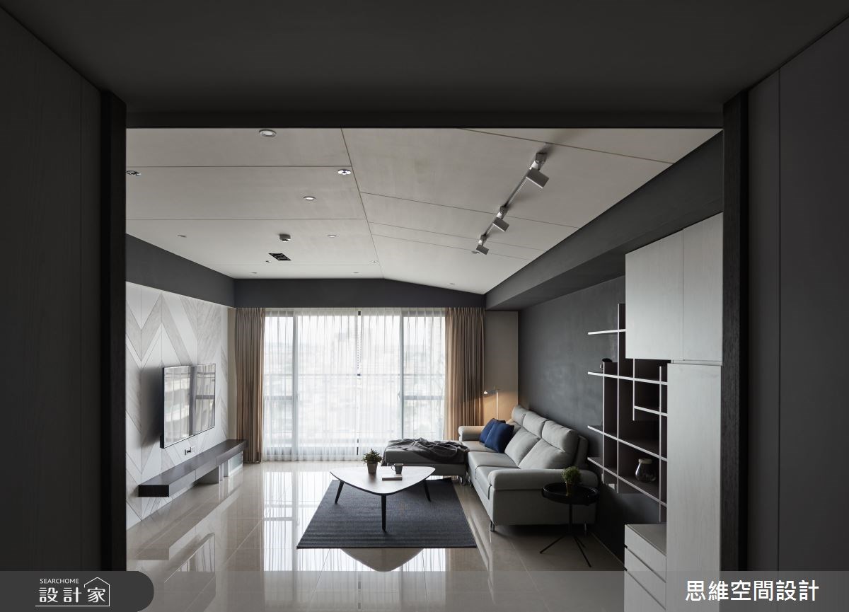 33坪新成屋(5年以下)＿現代風客廳案例圖片＿思維空間設計有限公司＿思維_40之2