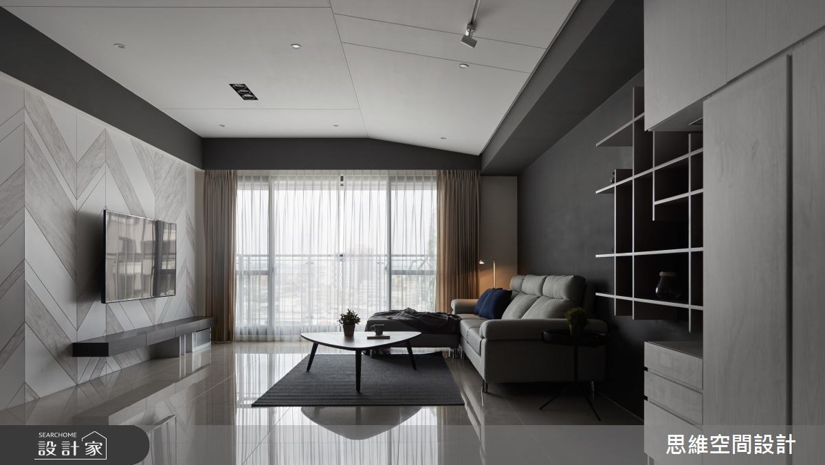 33坪新成屋(5年以下)＿現代風客廳案例圖片＿思維空間設計有限公司＿思維_40之3