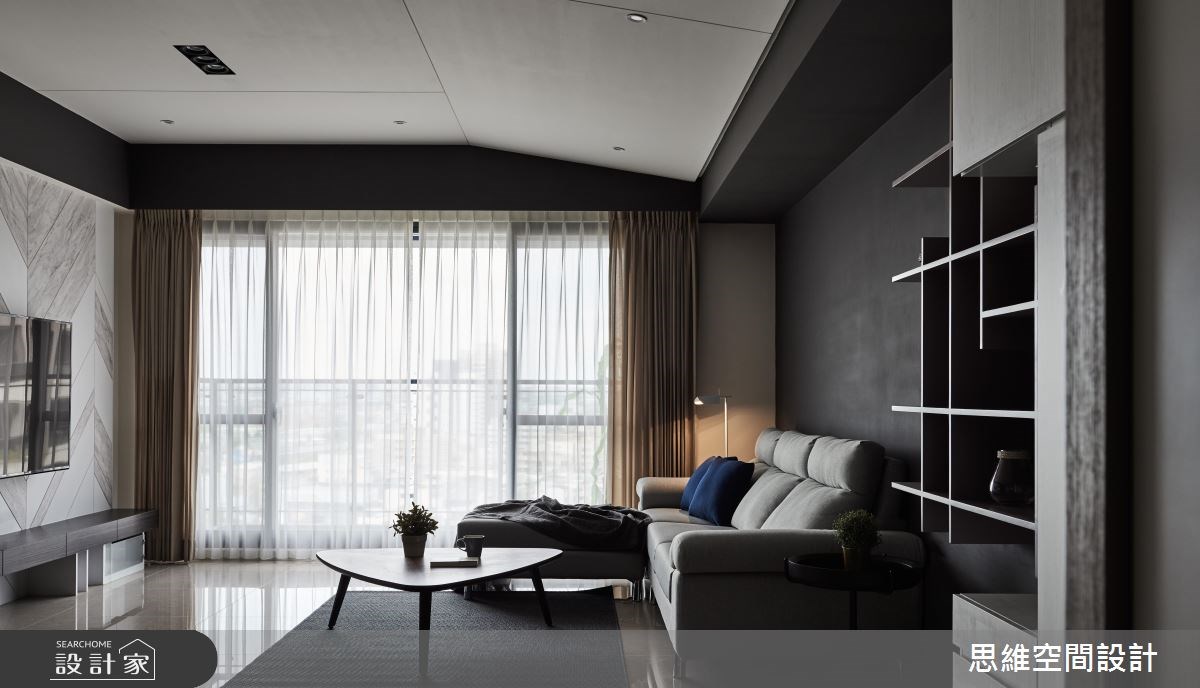 33坪新成屋(5年以下)＿現代風客廳案例圖片＿思維空間設計有限公司＿思維_40之4
