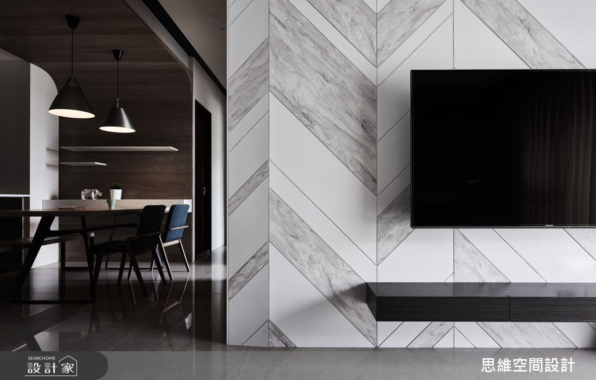 33坪新成屋(5年以下)＿現代風客廳餐廳案例圖片＿思維空間設計有限公司＿思維_40之13