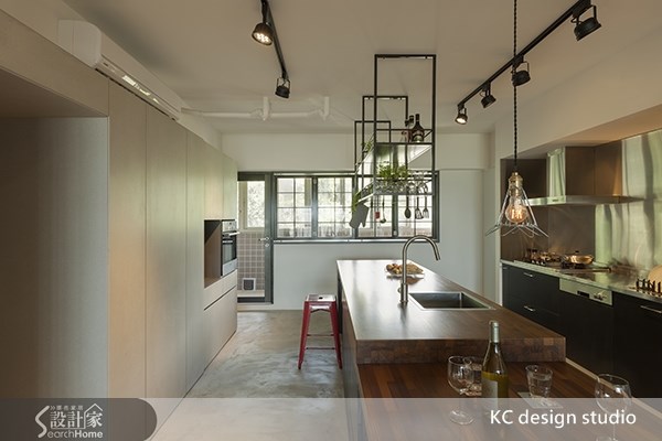 35坪老屋(16~30年)＿工業風餐廳廚房案例圖片＿KC design studio 均漢設計＿KC_01之7