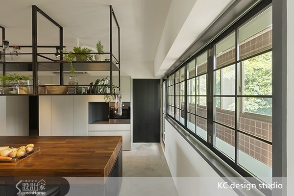 35坪老屋(16~30年)＿工業風餐廳走廊案例圖片＿KC design studio 均漢設計＿KC_01之8