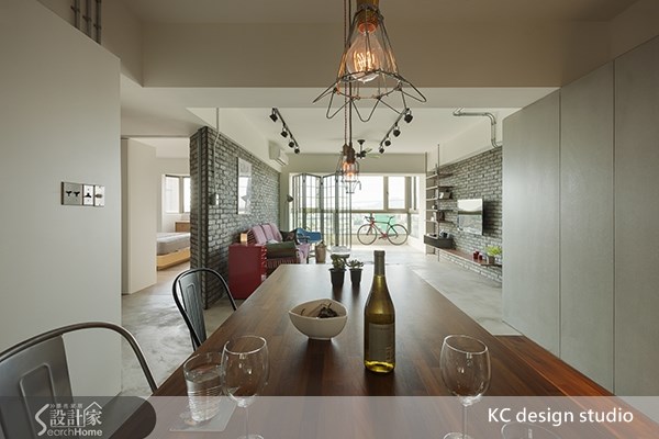 35坪老屋(16~30年)＿工業風客廳餐廳案例圖片＿KC design studio 均漢設計＿KC_01之9