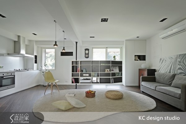 24坪中古屋(5~15年)＿北歐風客廳案例圖片＿KC design studio 均漢設計＿KC_03之5