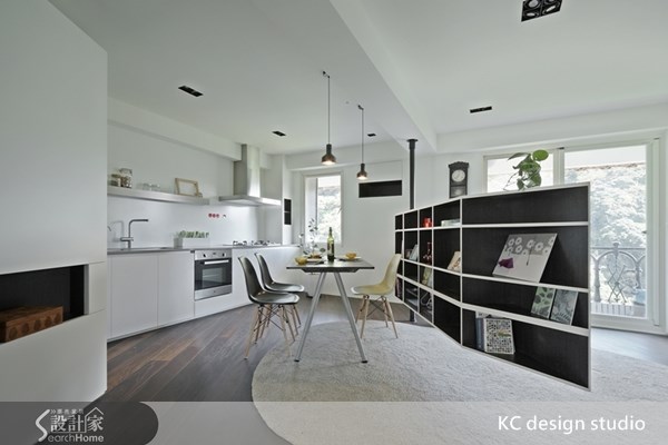 24坪中古屋(5~15年)＿北歐風餐廳廚房案例圖片＿KC design studio 均漢設計＿KC_03之7