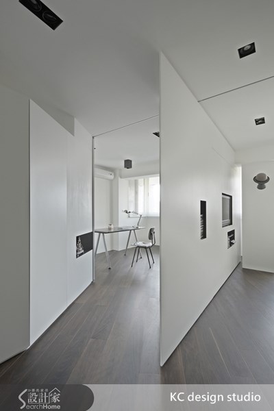24坪中古屋(5~15年)＿北歐風書房走廊案例圖片＿KC design studio 均漢設計＿KC_03之12