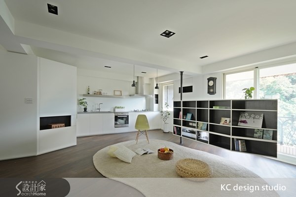 24坪中古屋(5~15年)＿北歐風客廳廚房案例圖片＿KC design studio 均漢設計＿KC_03之3
