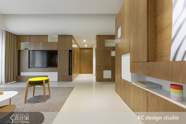 85坪新成屋(5年以下)＿簡約風客廳走廊案例圖片＿KC design studio 均漢設計＿KC_07之4