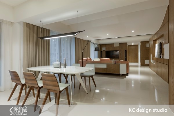 85坪新成屋(5年以下)＿簡約風客廳餐廳案例圖片＿KC design studio 均漢設計＿KC_07之6