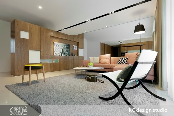 85坪新成屋(5年以下)＿簡約風客廳案例圖片＿KC design studio 均漢設計＿KC_07之2