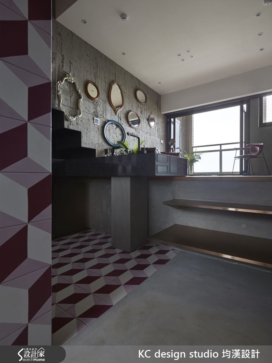 15坪中古屋(5~15年)＿工業風玄關案例圖片＿KC design studio 均漢設計＿KC_15萬里葉宅之2