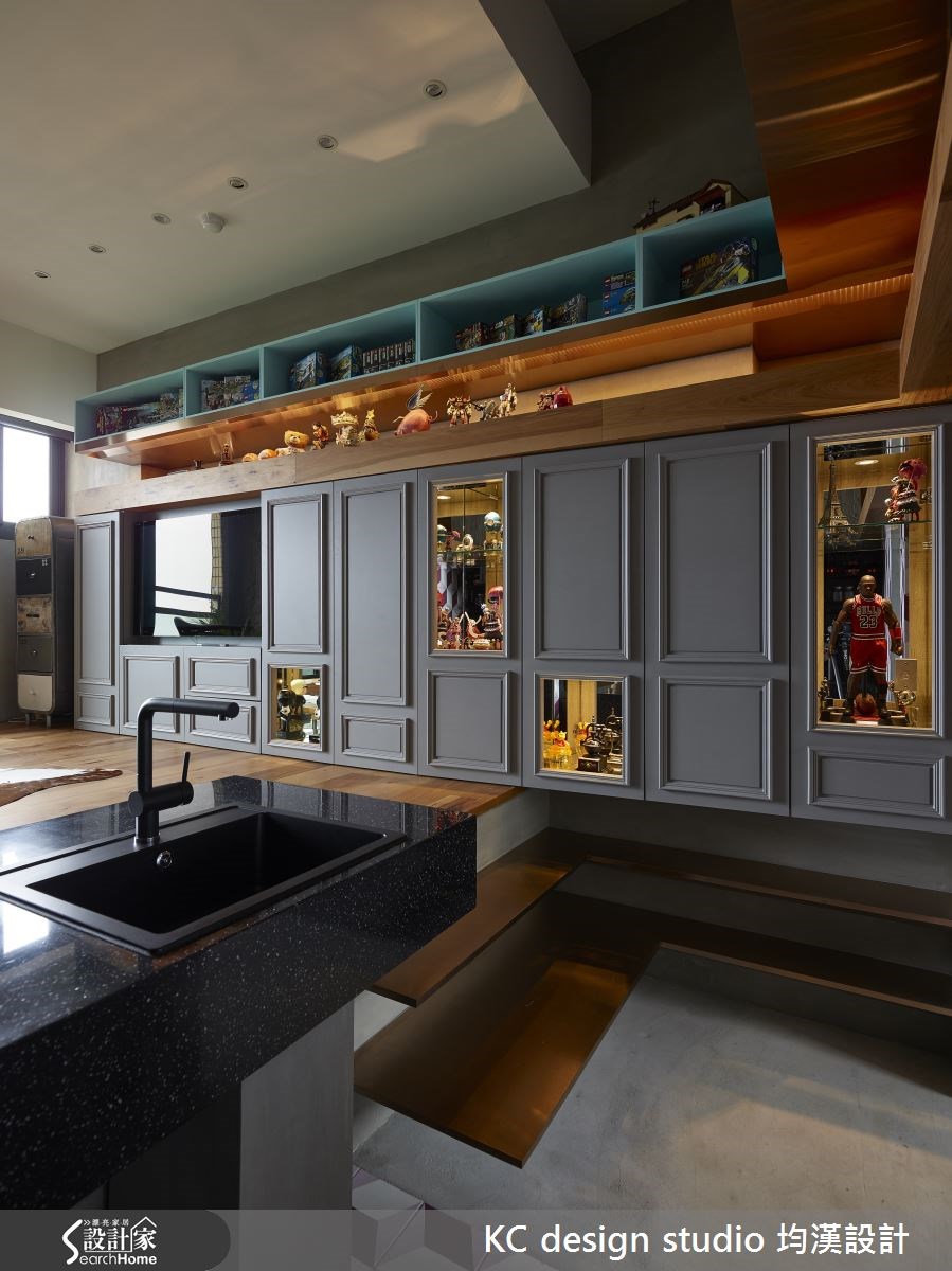 15坪中古屋(5~15年)＿工業風吧檯案例圖片＿KC design studio 均漢設計＿KC_15萬里葉宅之7