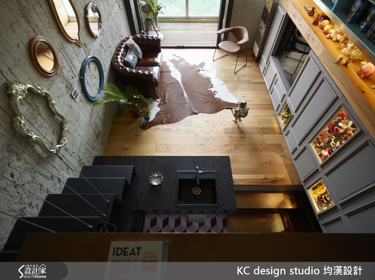 15坪中古屋(5~15年)＿工業風客廳案例圖片＿KC design studio 均漢設計＿KC_15萬里葉宅之10