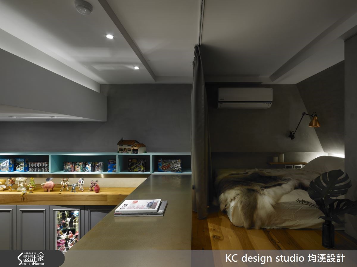 15坪中古屋(5~15年)＿工業風臥室案例圖片＿KC design studio 均漢設計＿KC_15萬里葉宅之11