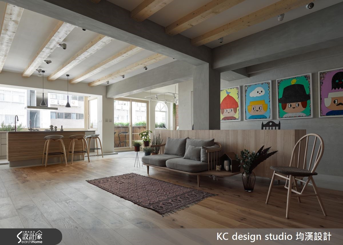38坪老屋(16~30年)＿混搭風客廳餐廳案例圖片＿KC design studio 均漢設計＿KC_16忠孝T宅之6