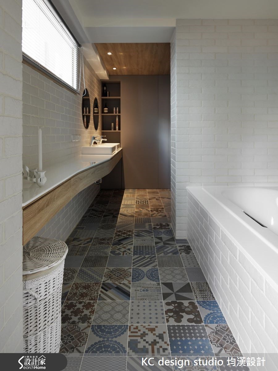 38坪老屋(16~30年)＿混搭風浴室案例圖片＿KC design studio 均漢設計＿KC_16忠孝T宅之13
