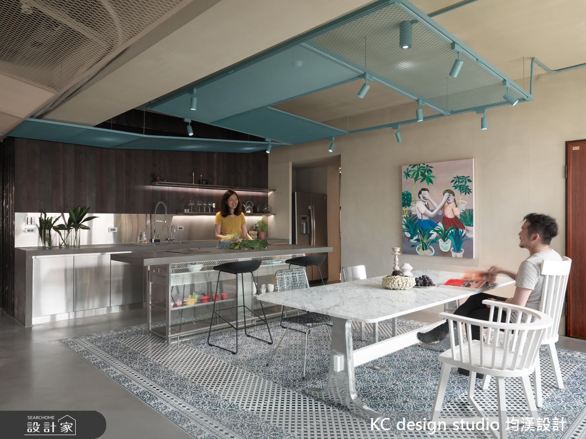 60坪老屋(16~30年)＿混搭風餐廳廚房臥室案例圖片＿KC design studio 均漢設計＿KC_19松智花宅之7