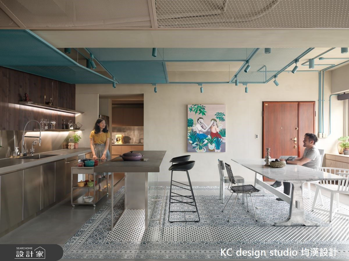 60坪老屋(16~30年)＿混搭風餐廳廚房案例圖片＿KC design studio 均漢設計＿KC_19松智花宅之8