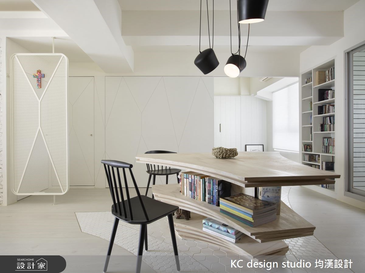 21坪中古屋(5~15年)＿北歐風書房案例圖片＿KC design studio 均漢設計＿KC_21淡水張宅之6472