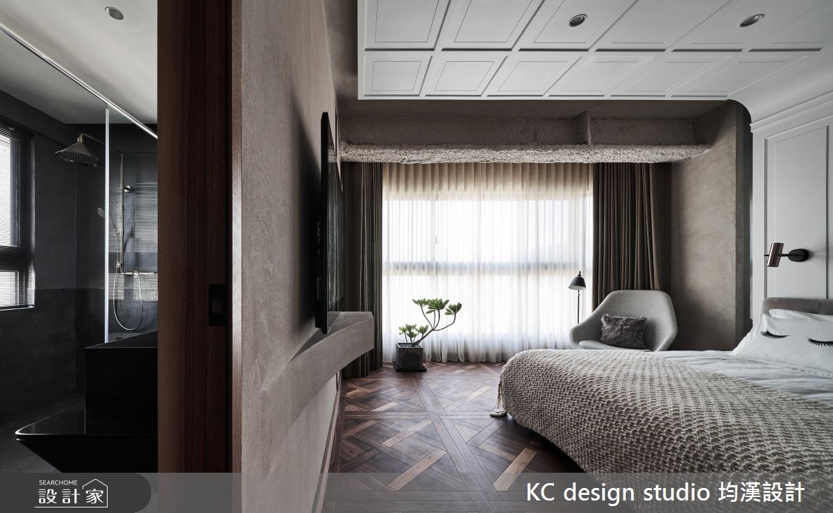 45坪新成屋(5年以下)＿混搭風臥室案例圖片＿KC design studio 均漢設計＿KC_24新店王宅之18