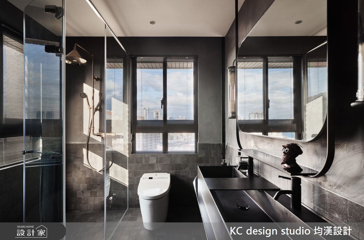 45坪新成屋(5年以下)＿混搭風浴室案例圖片＿KC design studio 均漢設計＿KC_24新店王宅之26