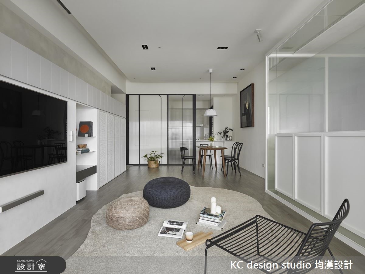 24坪新成屋(5年以下)＿北歐風客廳案例圖片＿KC design studio 均漢設計＿KC_26中和黃宅之4