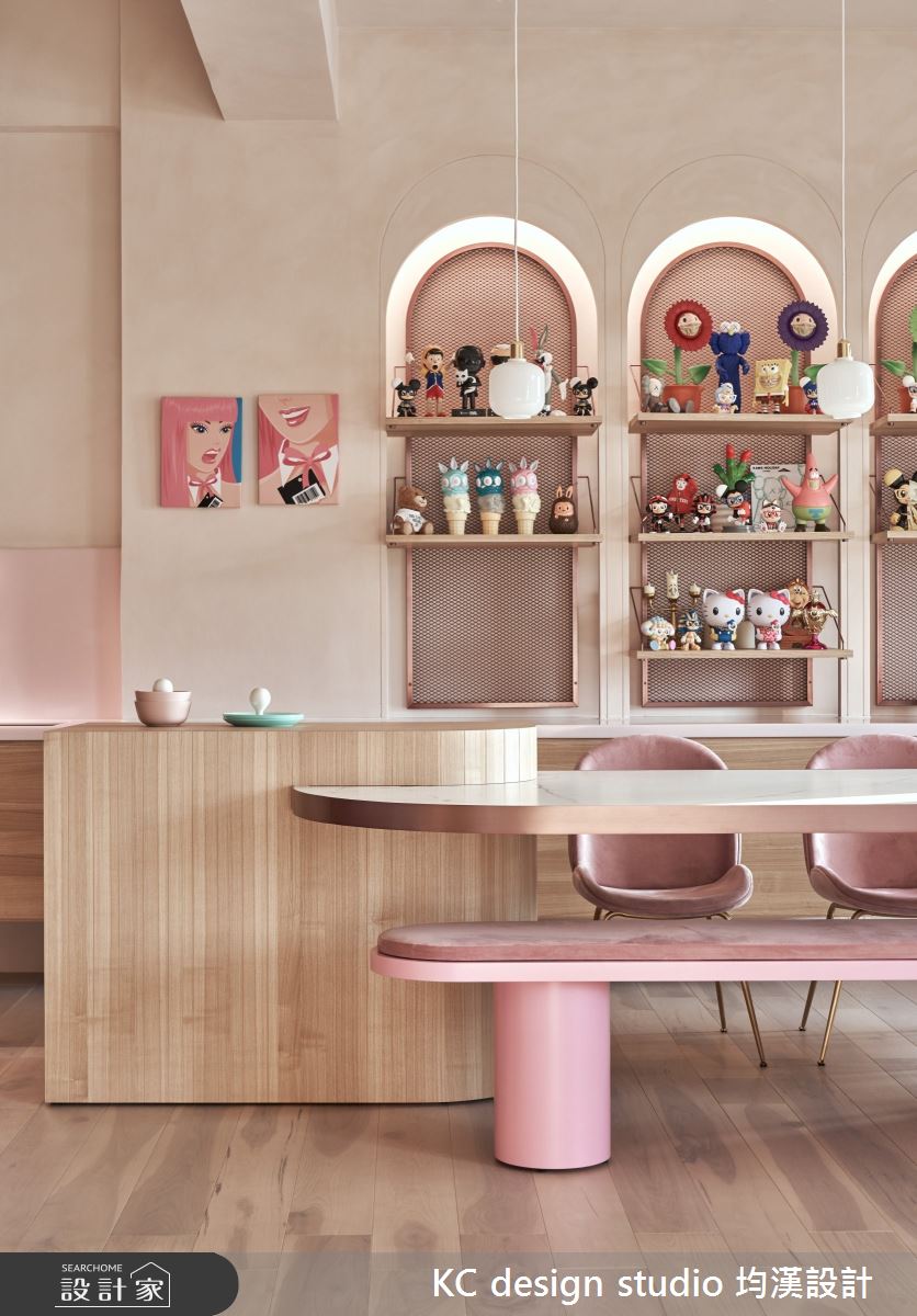 新成屋(5年以下)＿奢華風餐廳案例圖片＿KC design studio 均漢設計＿KC_32粉紅貓屋之9