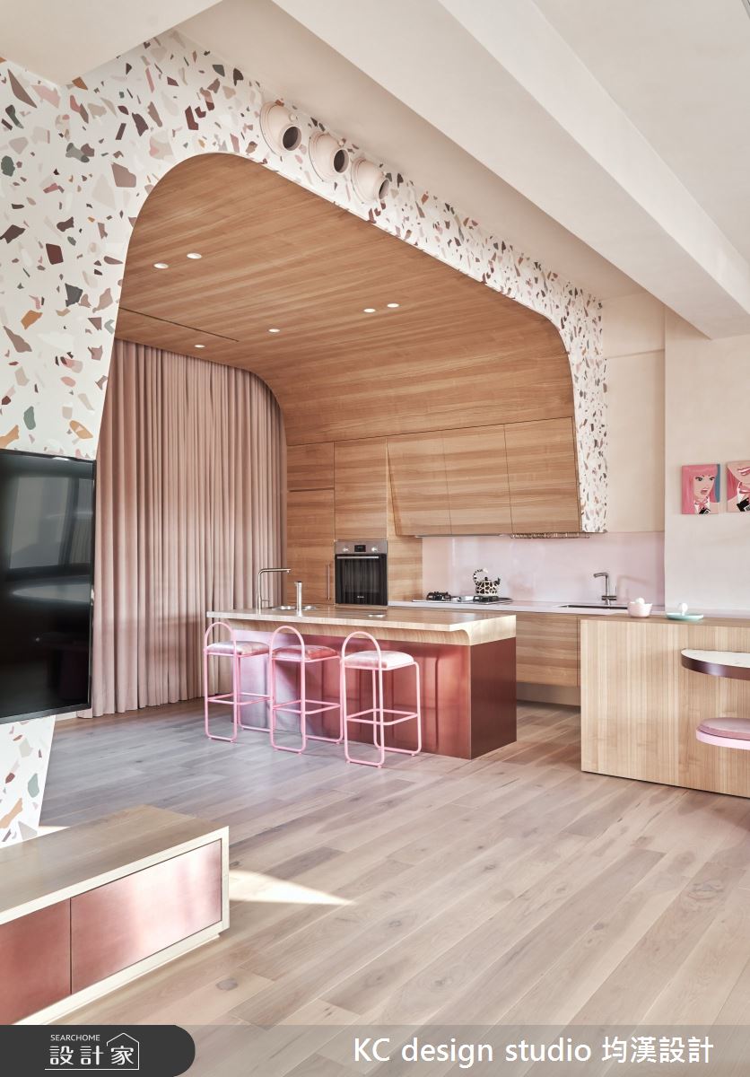 新成屋(5年以下)＿奢華風餐廳案例圖片＿KC design studio 均漢設計＿KC_32粉紅貓屋之5