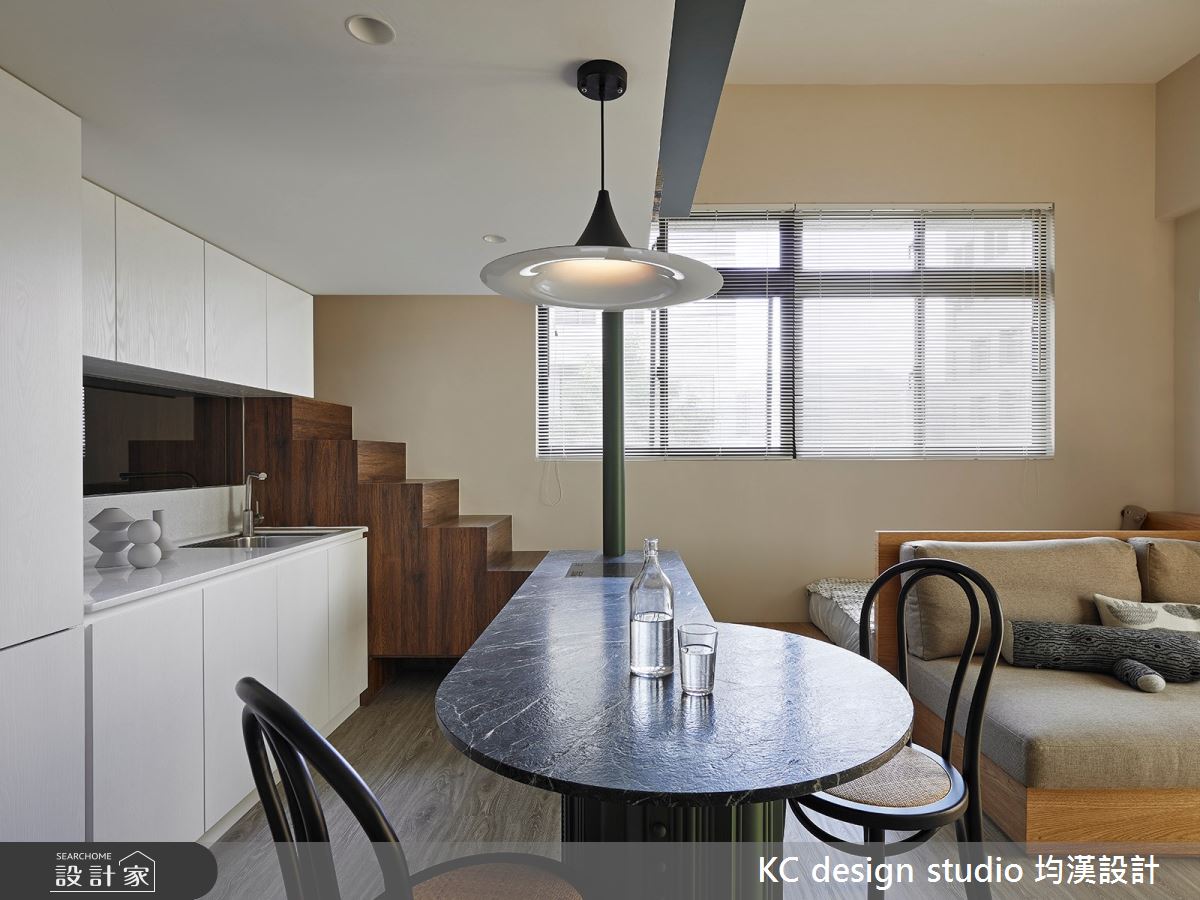 12坪中古屋(5~15年)＿北歐風餐廳吧檯案例圖片＿KC design studio 均漢設計＿KC_33信義林宅之1