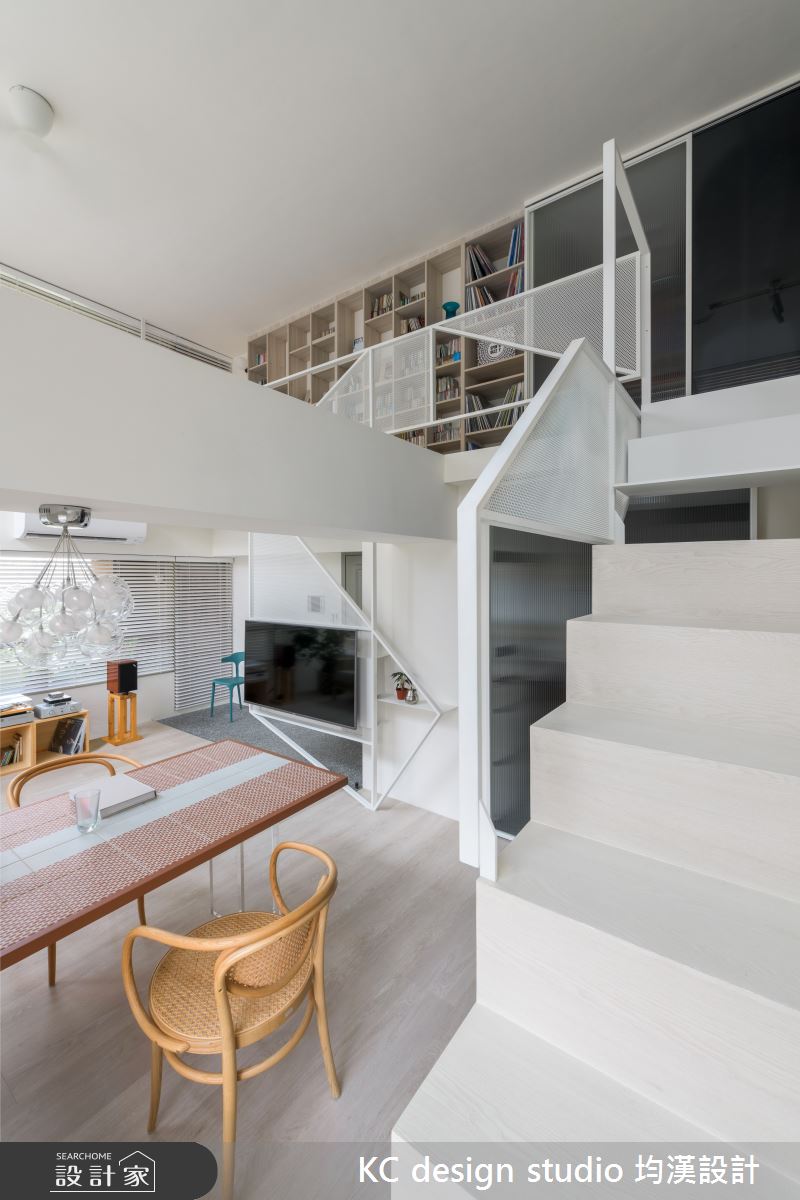 新成屋(5年以下)＿北歐風餐廳樓梯案例圖片＿KC design studio 均漢設計＿KC_38紅樹林張宅之4