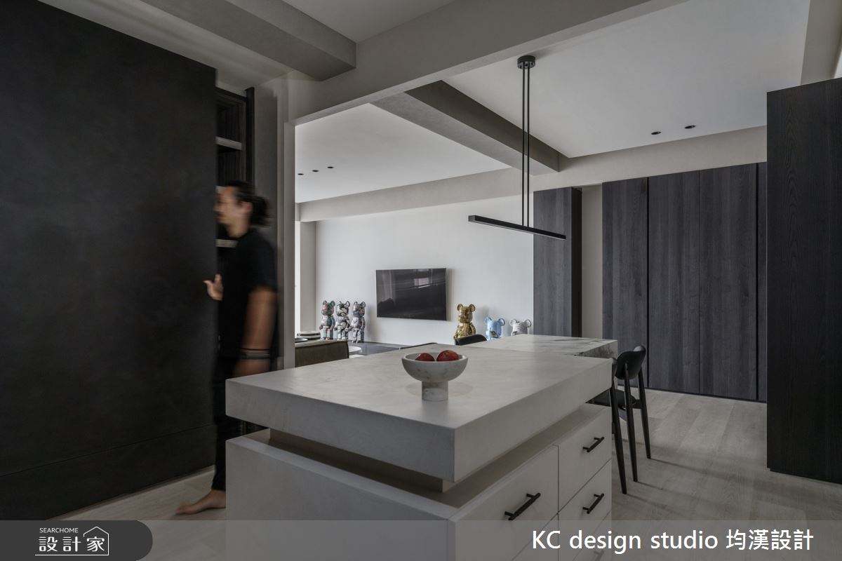 32坪新成屋(5年以下)＿簡約風餐廳吧檯中島案例圖片＿KC design studio 均漢設計＿KC_44台中何宅之10