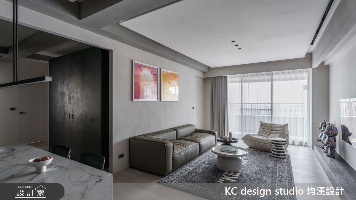 32坪新成屋(5年以下)＿簡約風客廳案例圖片＿KC design studio 均漢設計＿KC_44台中何宅之2