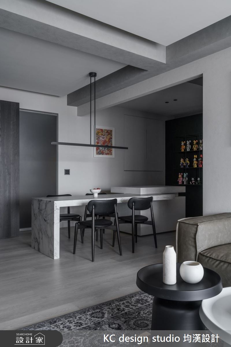 32坪新成屋(5年以下)＿簡約風餐廳吧檯中島案例圖片＿KC design studio 均漢設計＿KC_44台中何宅之11