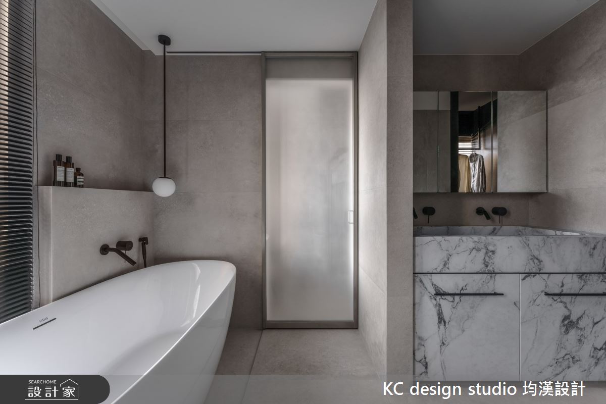 32坪新成屋(5年以下)＿簡約風浴室案例圖片＿KC design studio 均漢設計＿KC_44台中何宅之18