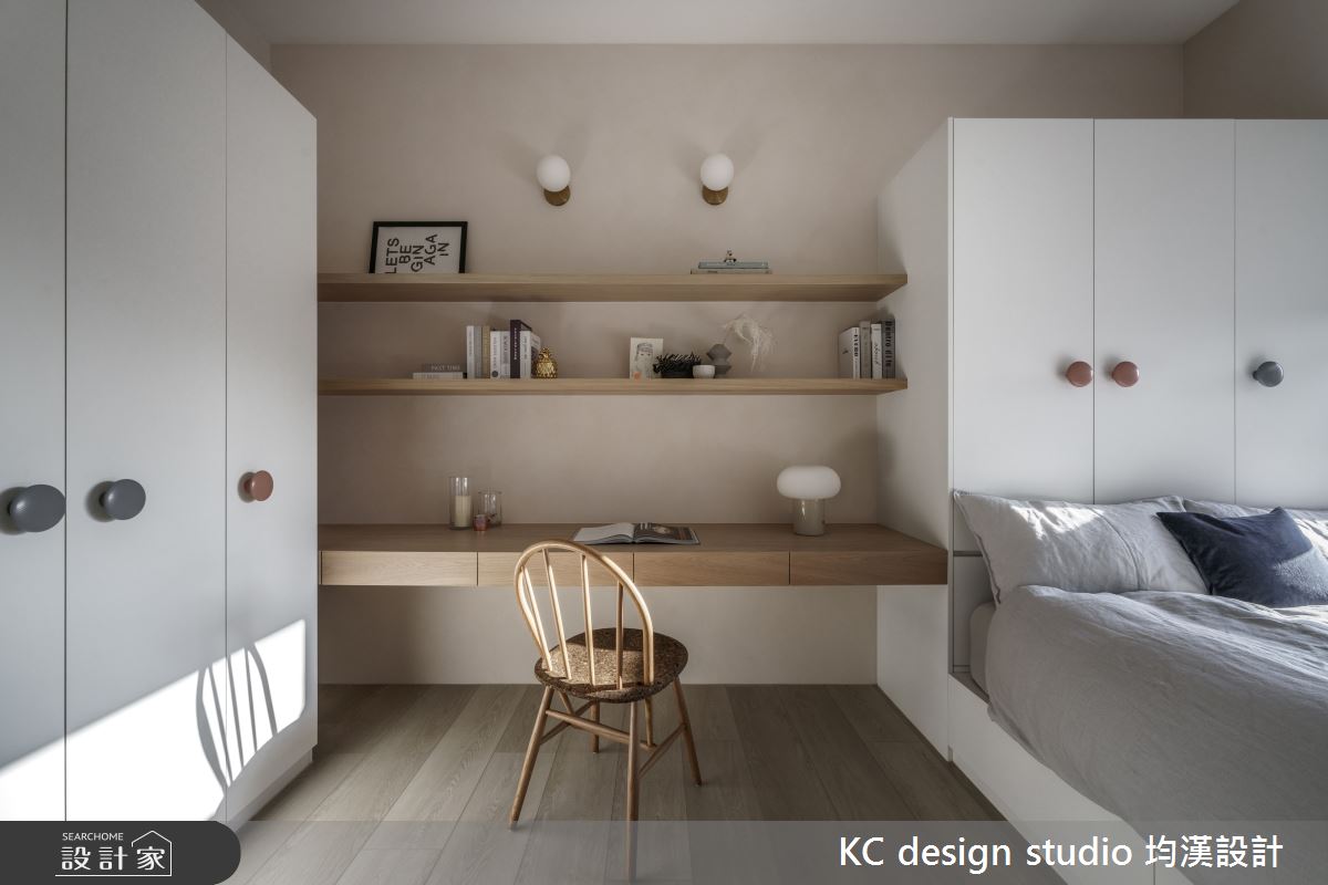 30坪新成屋(5年以下)＿北歐風臥室案例圖片＿KC design studio 均漢設計＿KC_46中和林宅之9