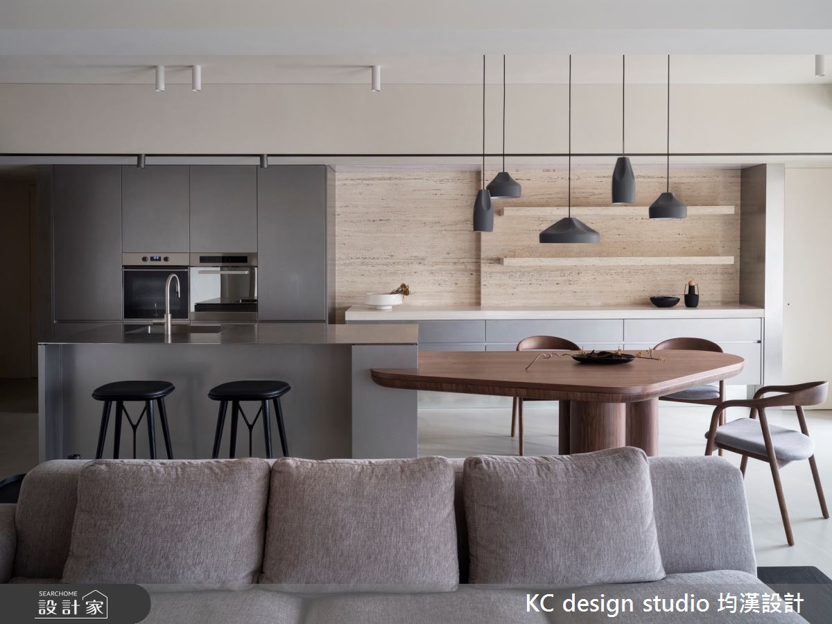 38坪老屋(16~30年)＿混搭風餐廳廚房中島案例圖片＿KC design studio 均漢設計＿KC_47南港陳宅之8