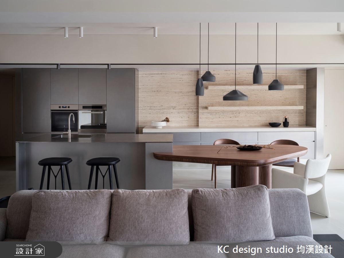 38坪老屋(16~30年)＿混搭風餐廳廚房中島案例圖片＿KC design studio 均漢設計＿KC_47南港陳宅之9