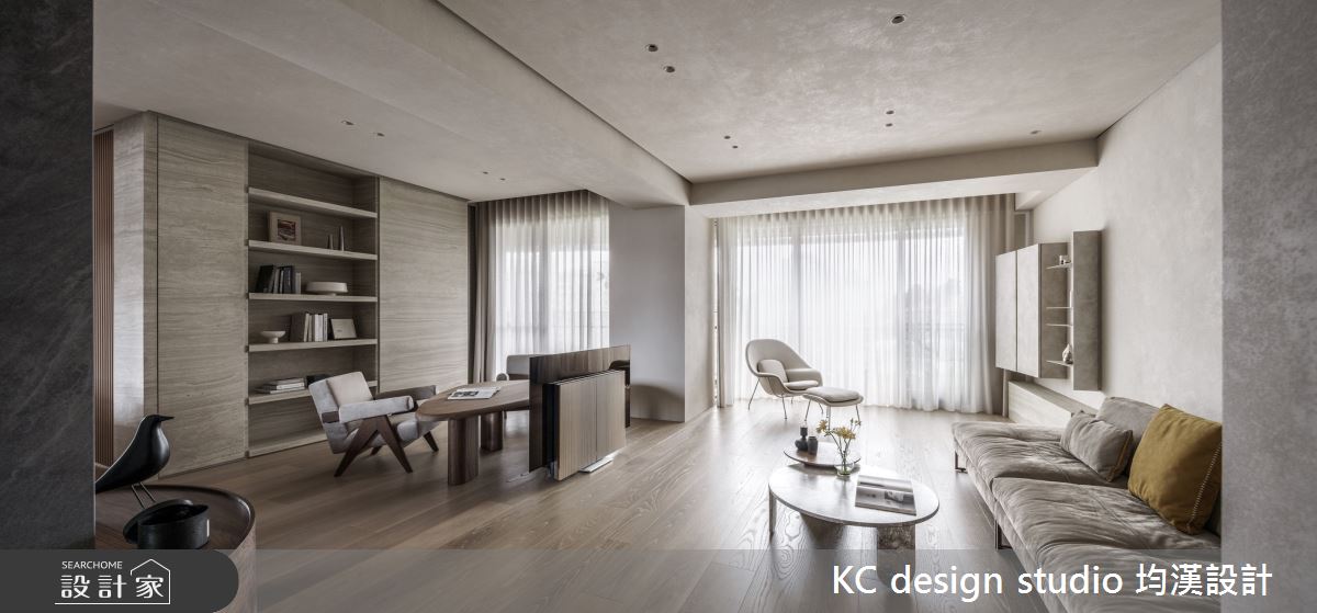 42坪新成屋(5年以下)＿日式無印風客廳書房工作區案例圖片＿KC design studio 均漢設計＿KC_48台中林宅之1